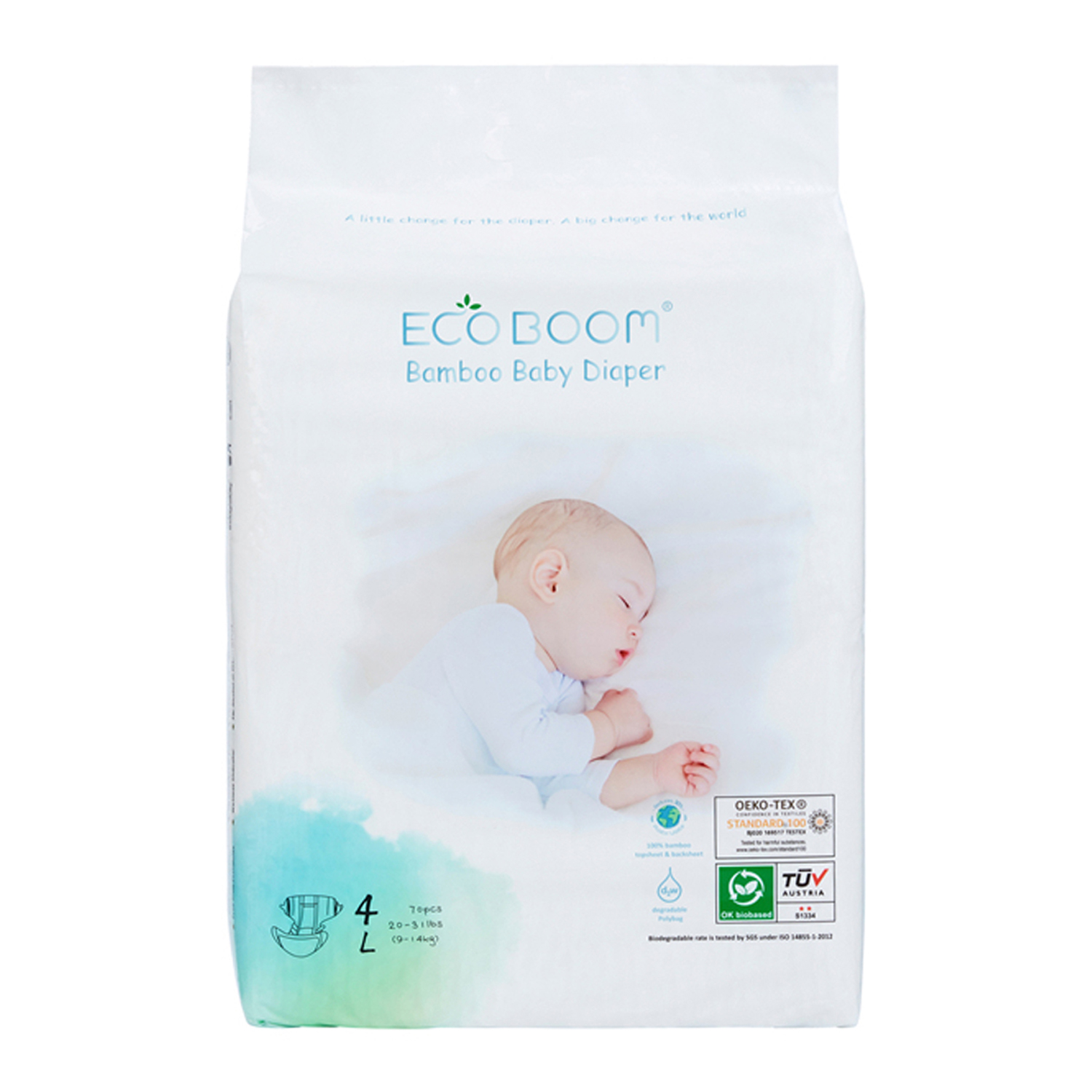 Подгузники ECO BOOM Eco L 70 шт. - фото 1