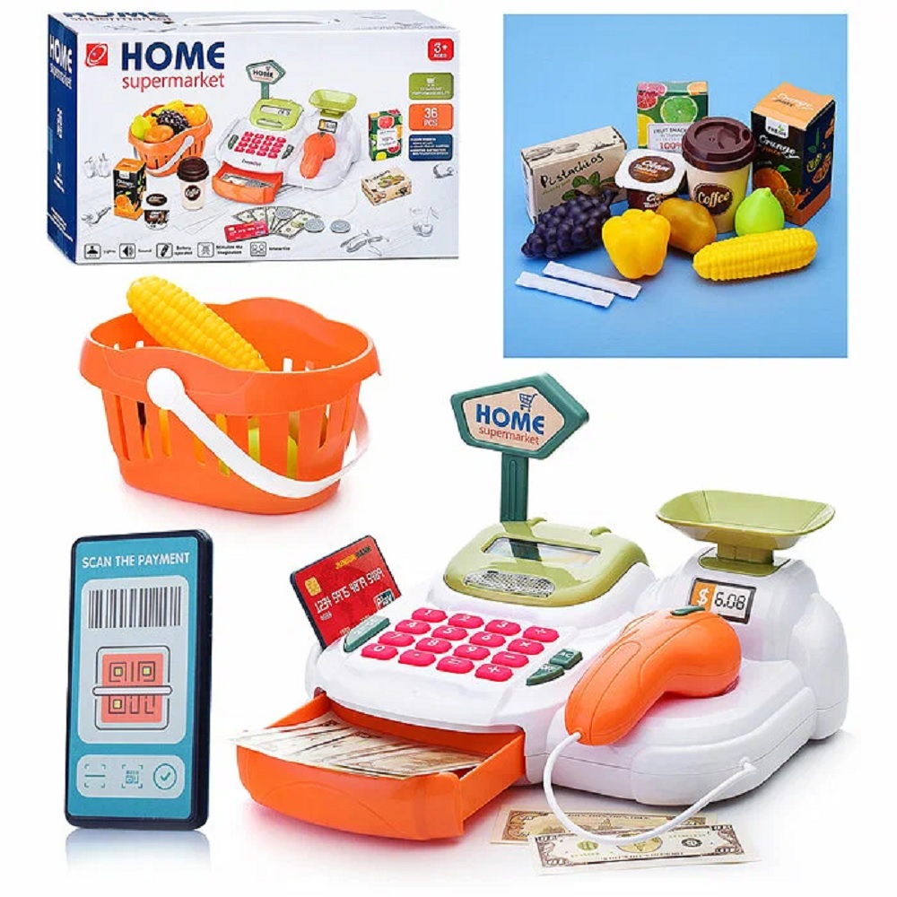 Игровой набор ТОТОША касса, продукты - фото 12