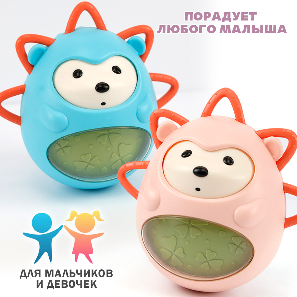 Игрушка TIPTOPOLIS неваляшка Ежик - фото 8