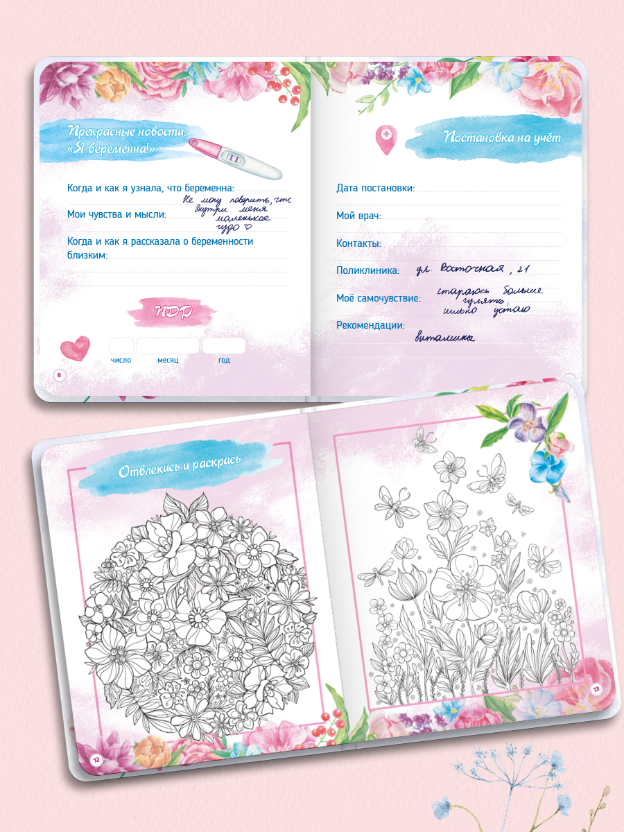 Ежедневник Проф-Пресс Дневник будущей мамы 80 лист. - фото 7