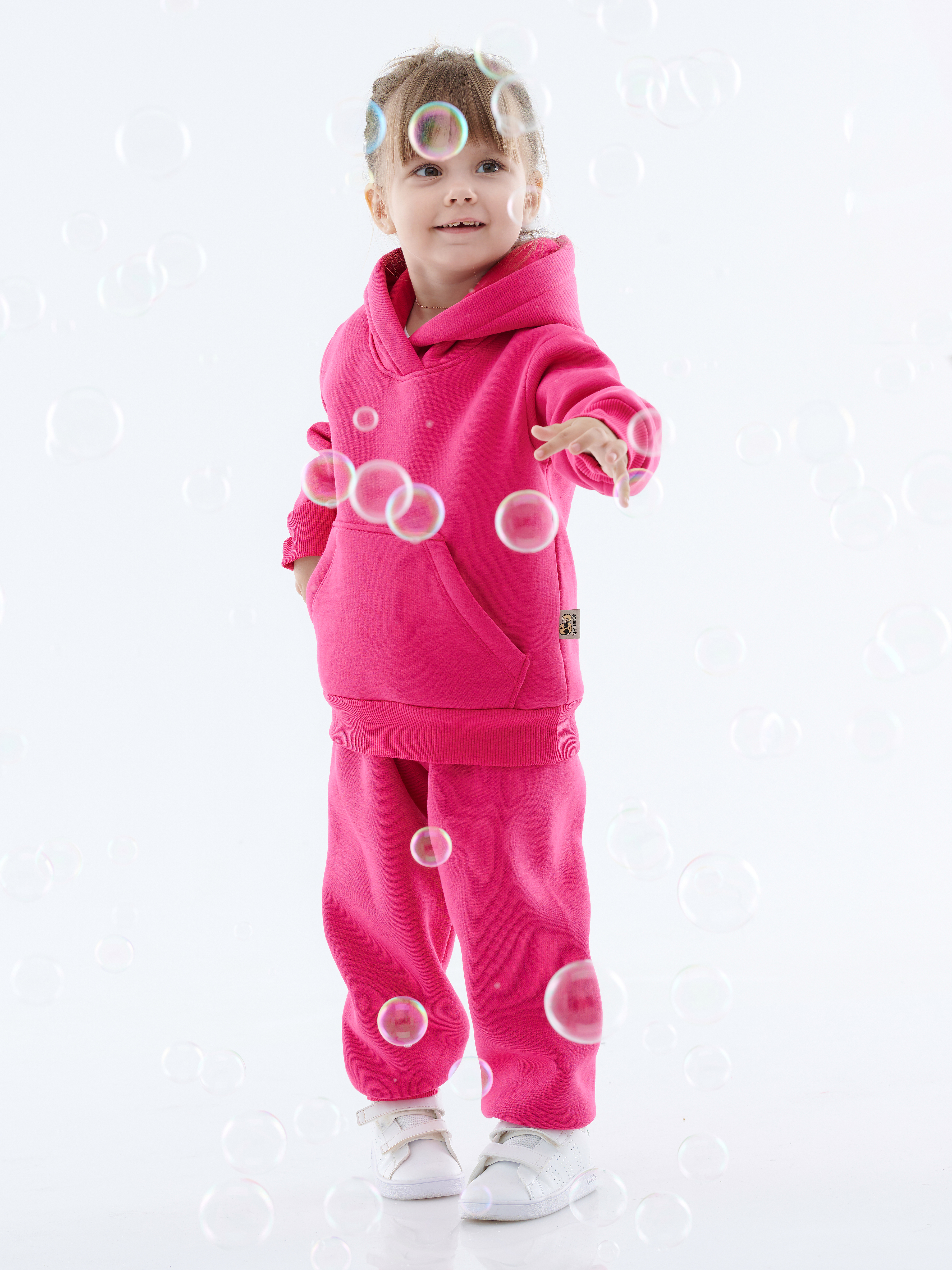 Костюм спортивный КрутышОк Т-057 фуксия - фото 1