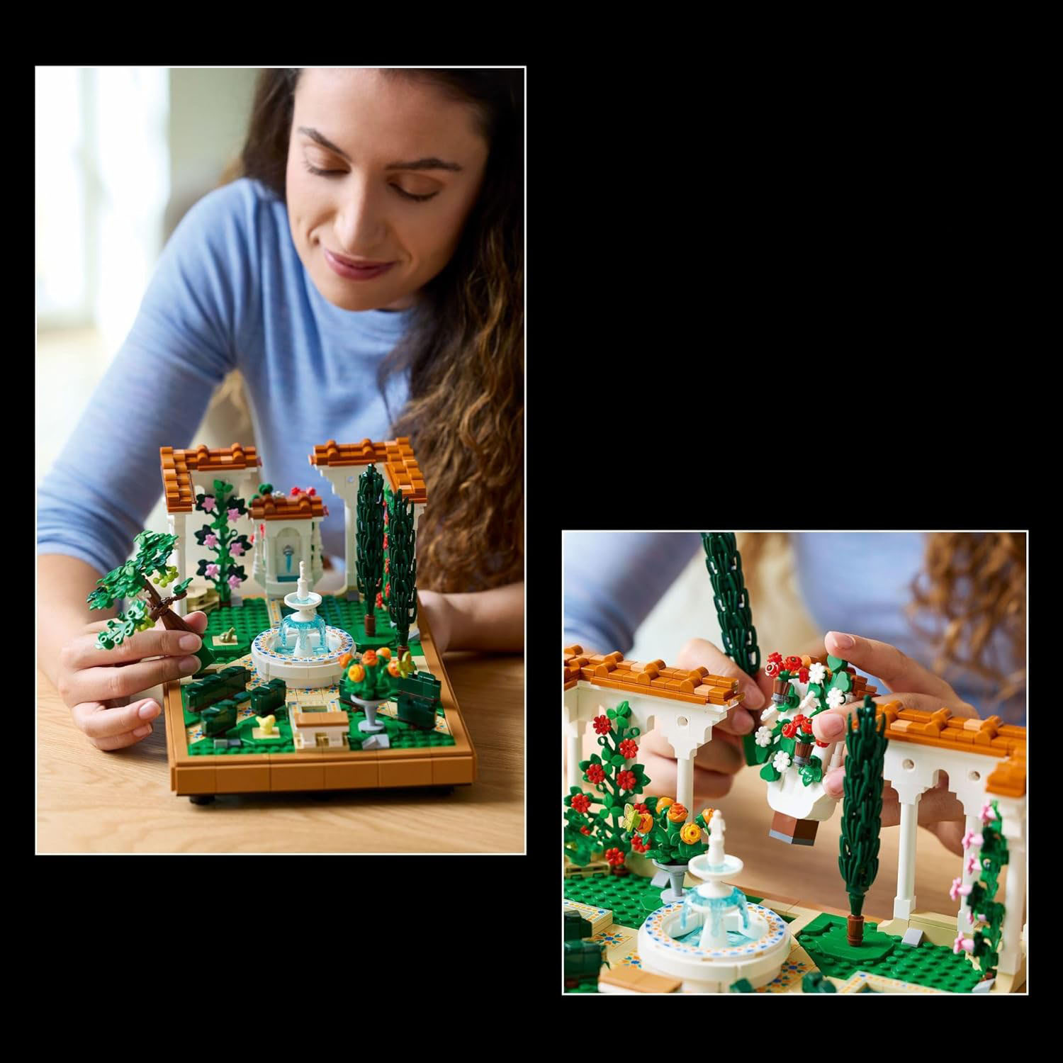 Конструктор LEGO Icons Сад с фонтанами - фото 6