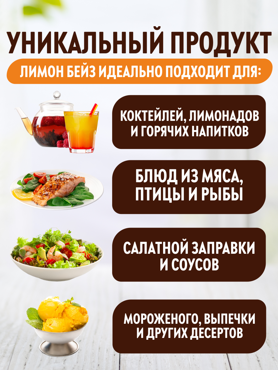 Основа с лимонным соком SPOOM Бейз 250 мл - фото 5