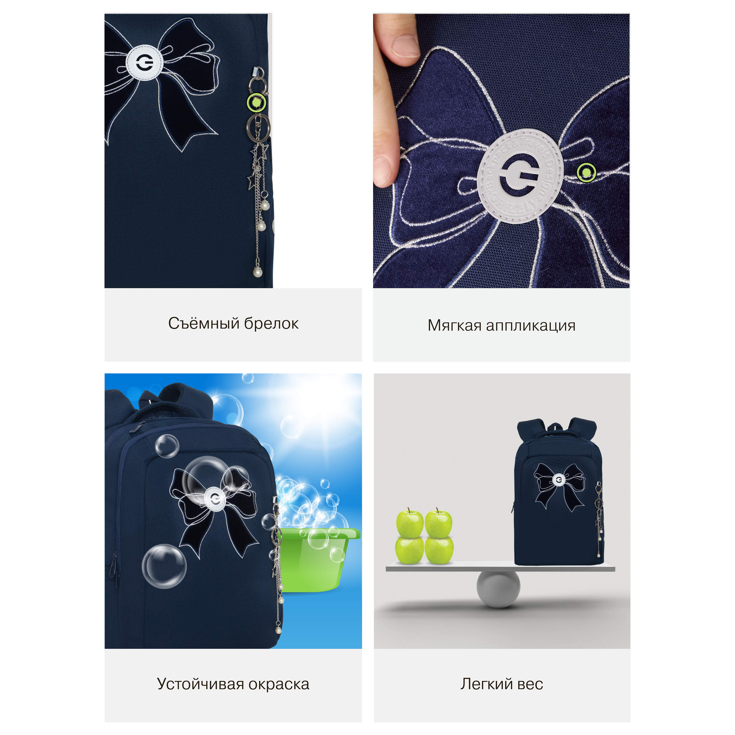 Рюкзак Grizzly для девочки - фото 12