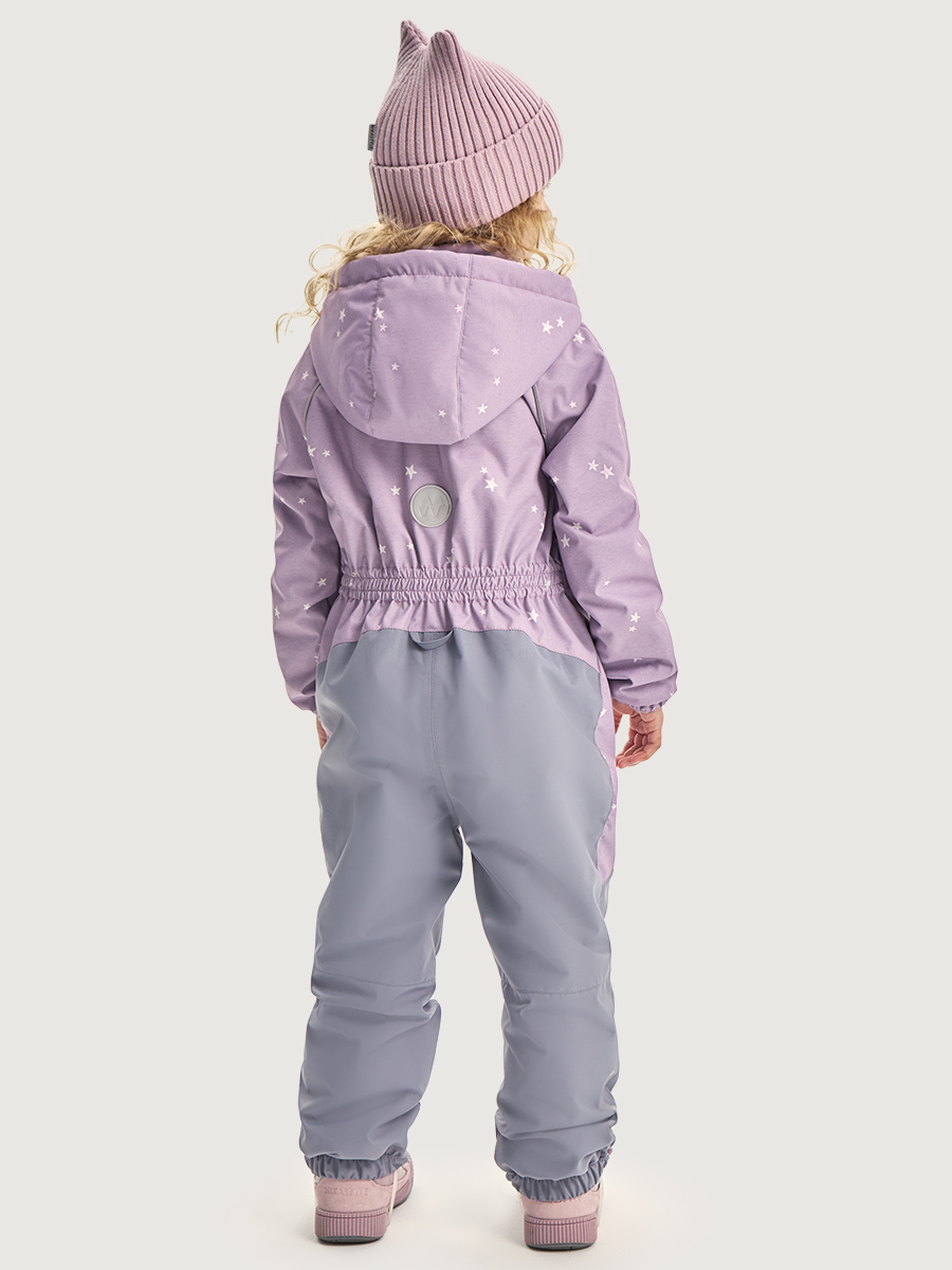 Комбинезон NIKASTYLE 8м0826 пудра/светло-серый - фото 2