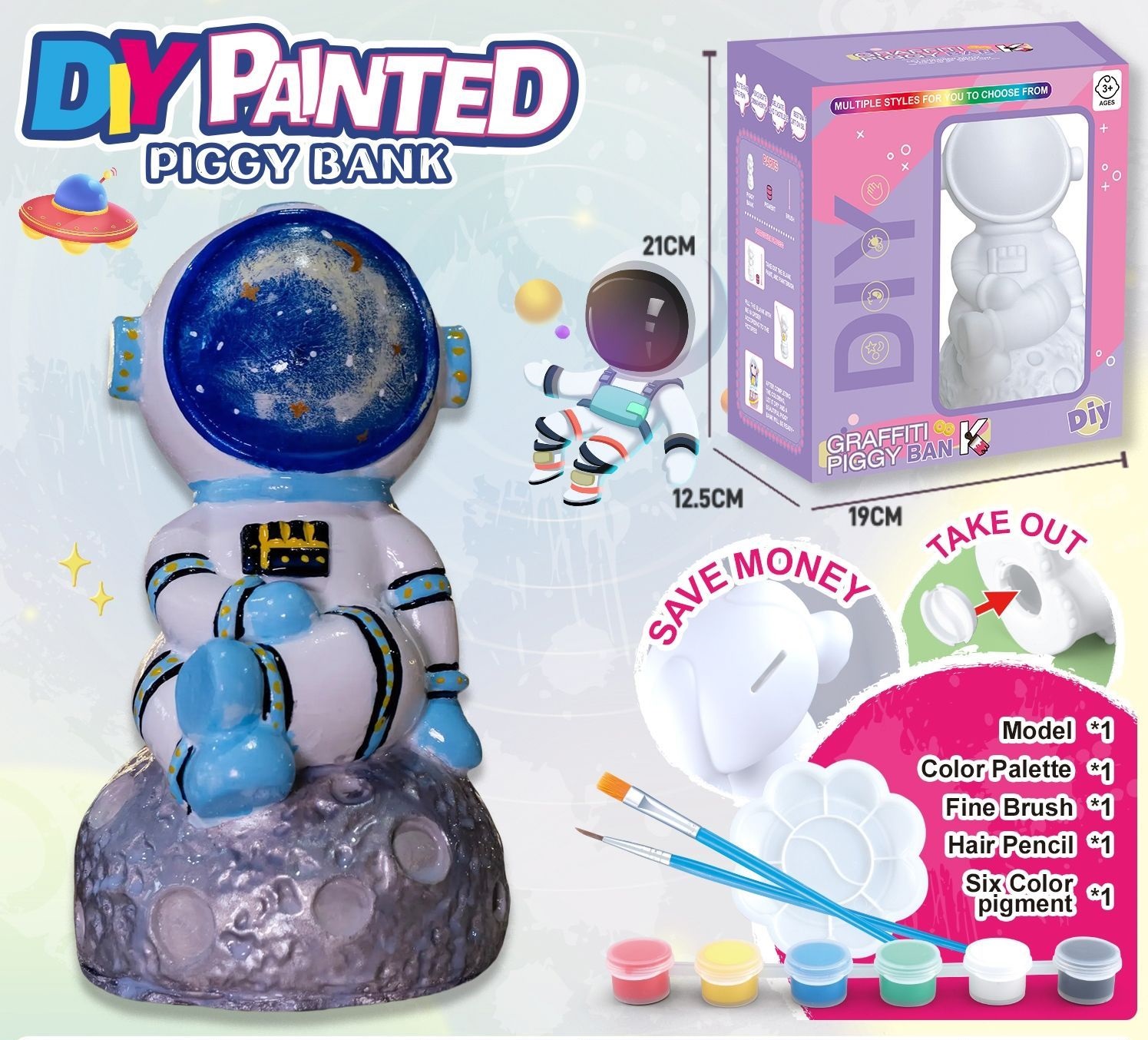 Набор для творчества LANSI WORLD Декор роспись красками - фото 1