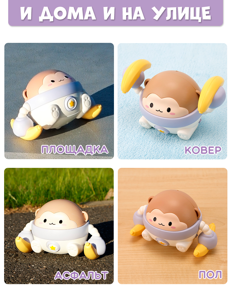 Игрушка TIPTOPOLIS Обезьянка голубая - фото 6