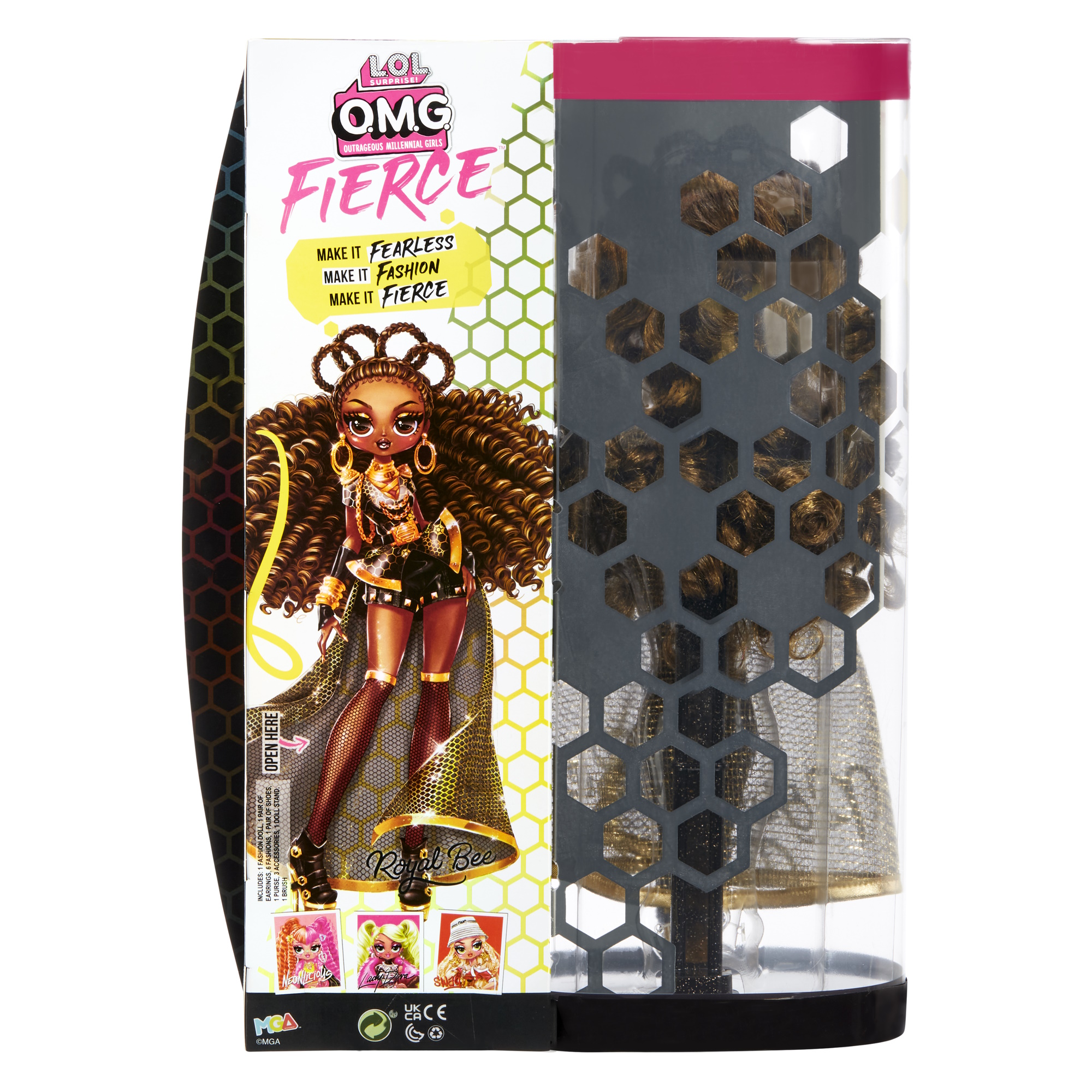 Кукла модельная L.O.L. Surprise! OMG Fierce Royal Bee 585251EUC - фото 6