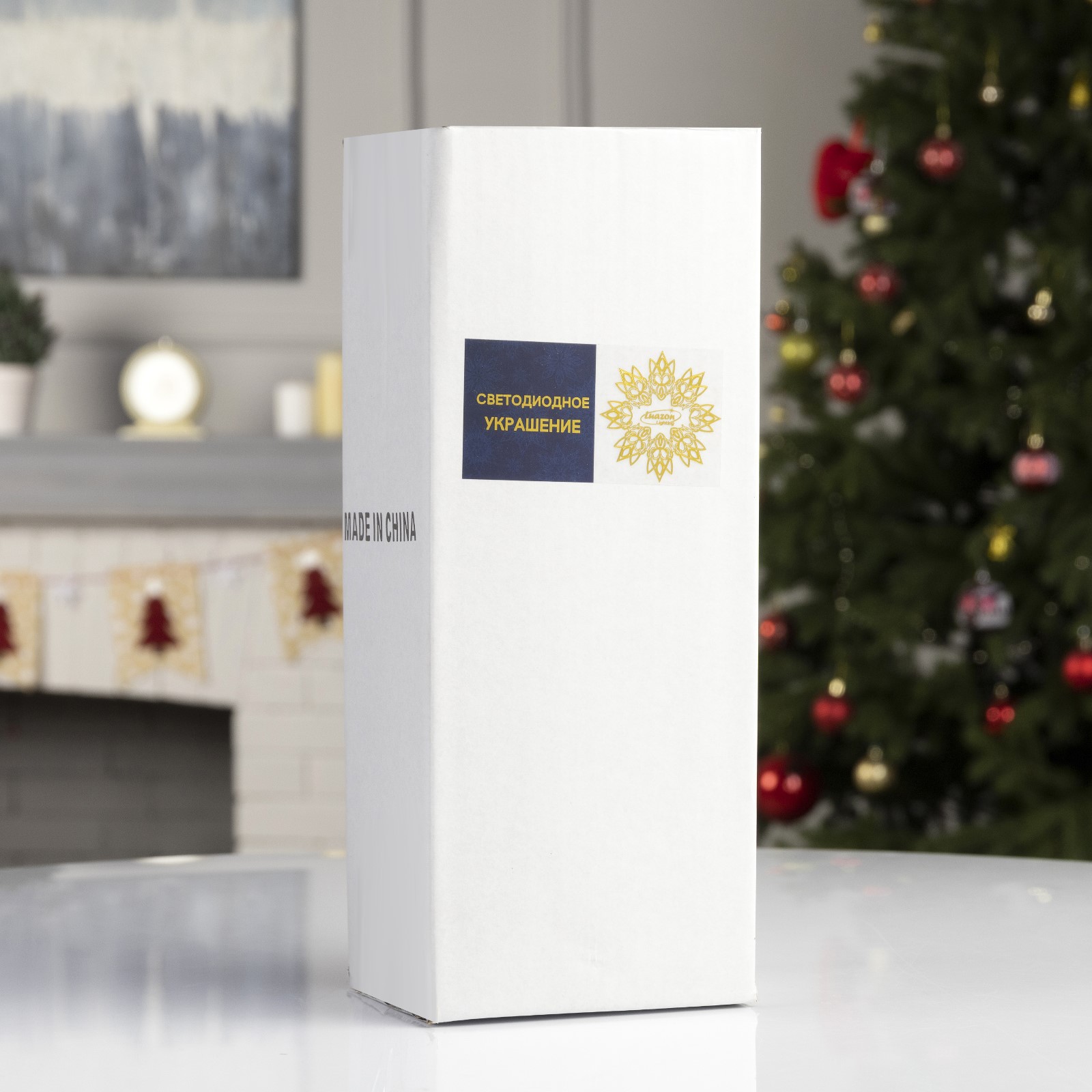 Светодиодная фигура Sima-Land «Ёлка золотистая» - фото 4