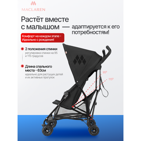 Коляска прогулочная Maclaren Mark II Black