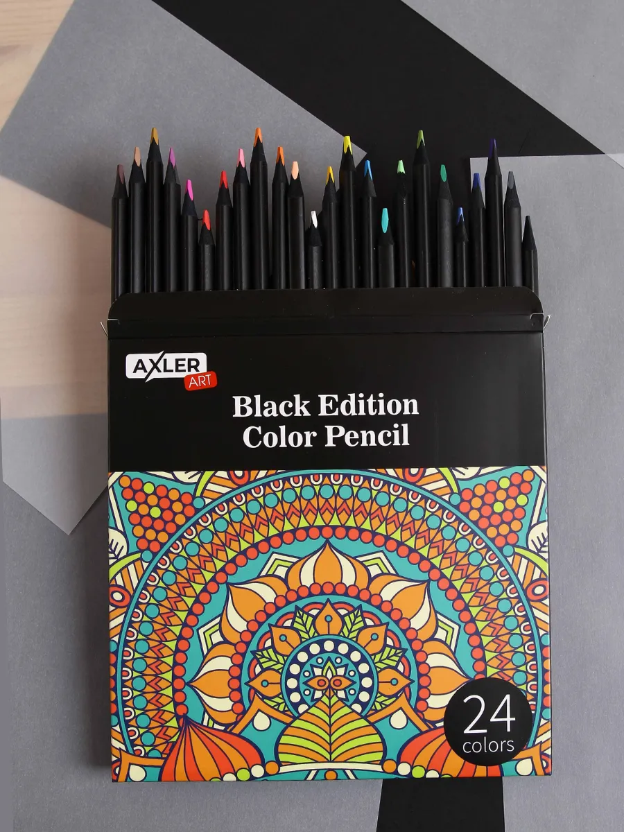 Карандаши цветные AXLER 44 шт. - фото 18