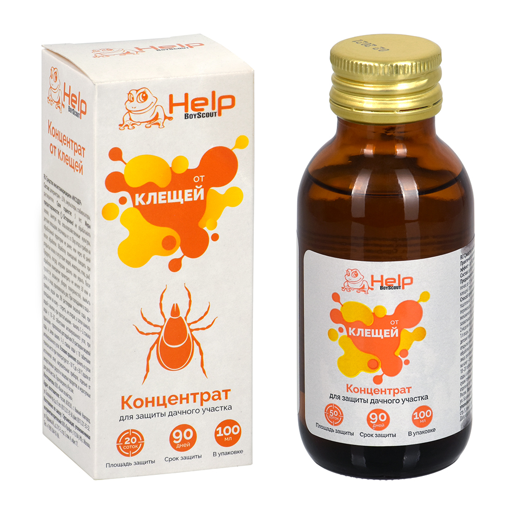 Концентрат от клещей Help BS до 20 соток инсектицидный 100 мл - фото 2