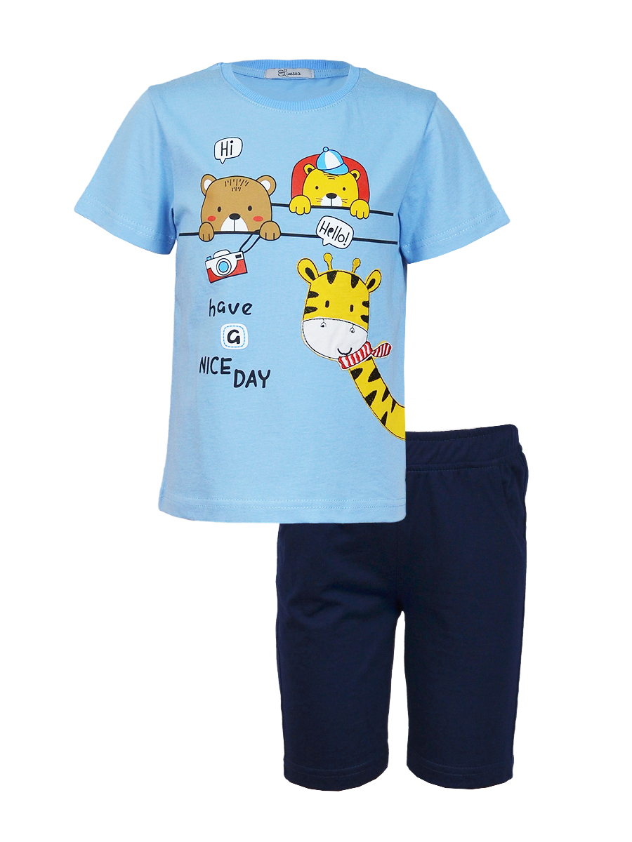 Футболка и шорты Luneva 01-138-2. - фото 1