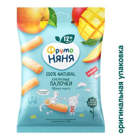 Палочки кукурузные ФрутоНяня яблоко-манго 20г с 12месяцев