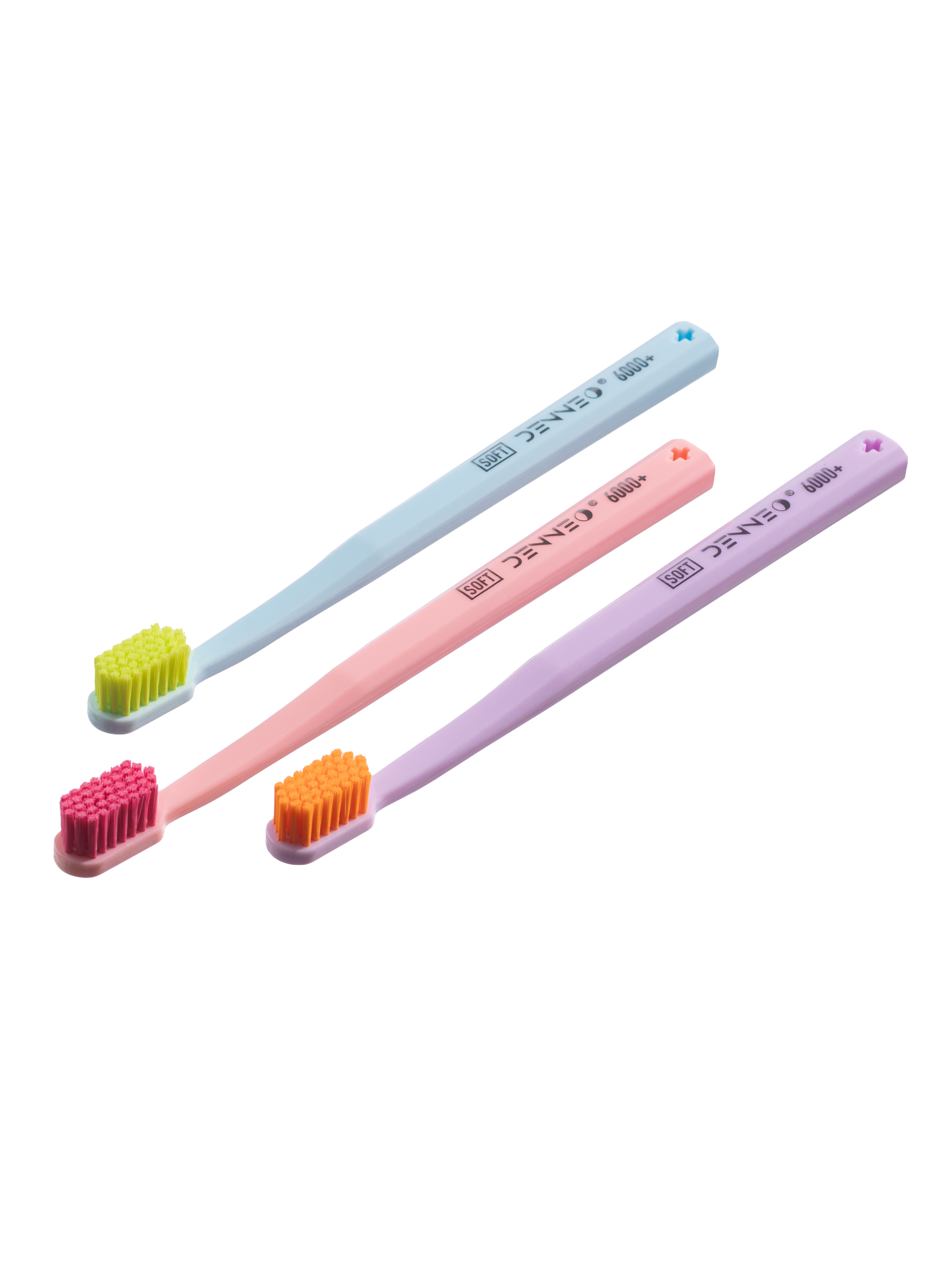 Зубная щетка классическая DENNEO от 6 лет 3 шт. - фото 4