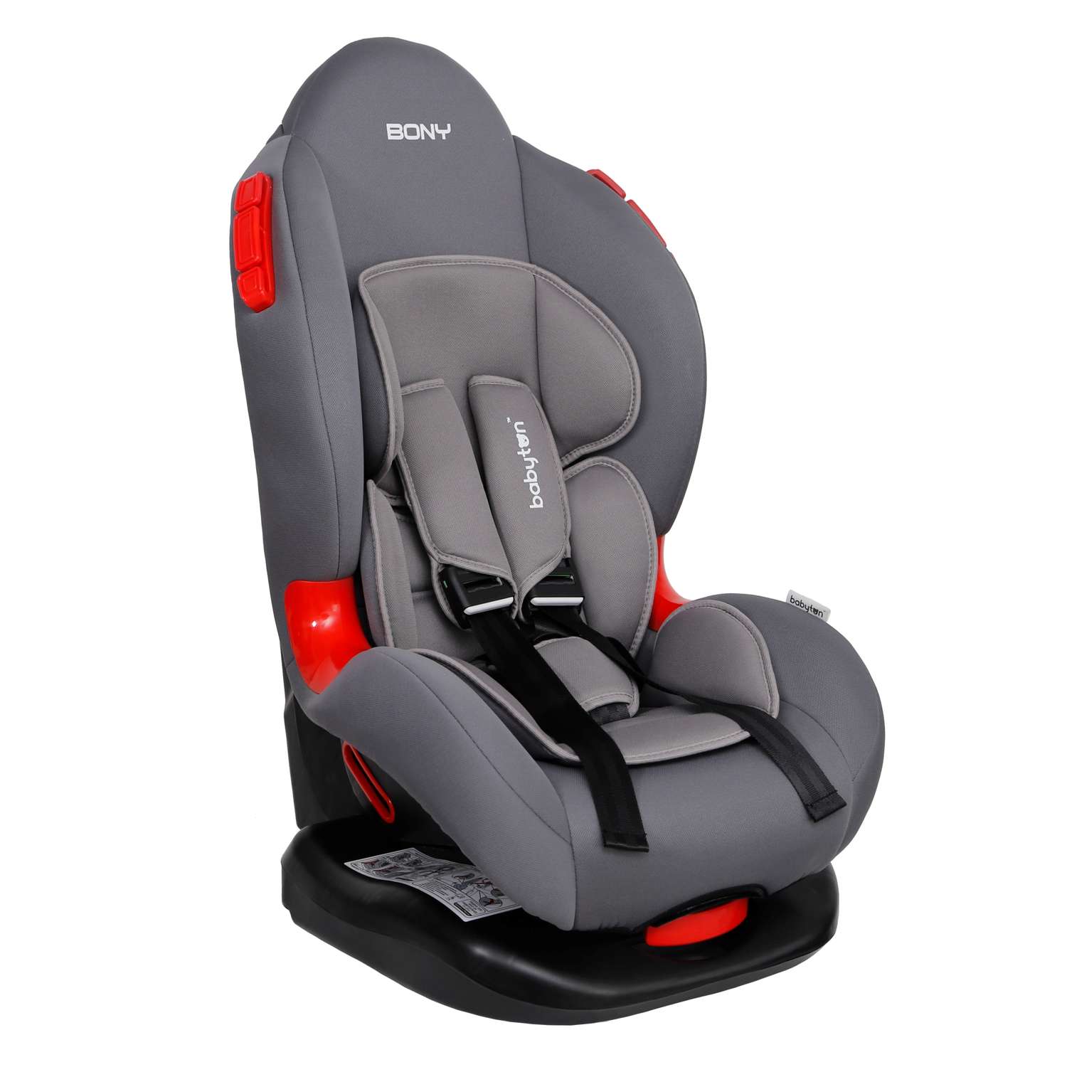 Автокресло Babyton Bony Grey 1/2 (9-25 кг) - фото 13