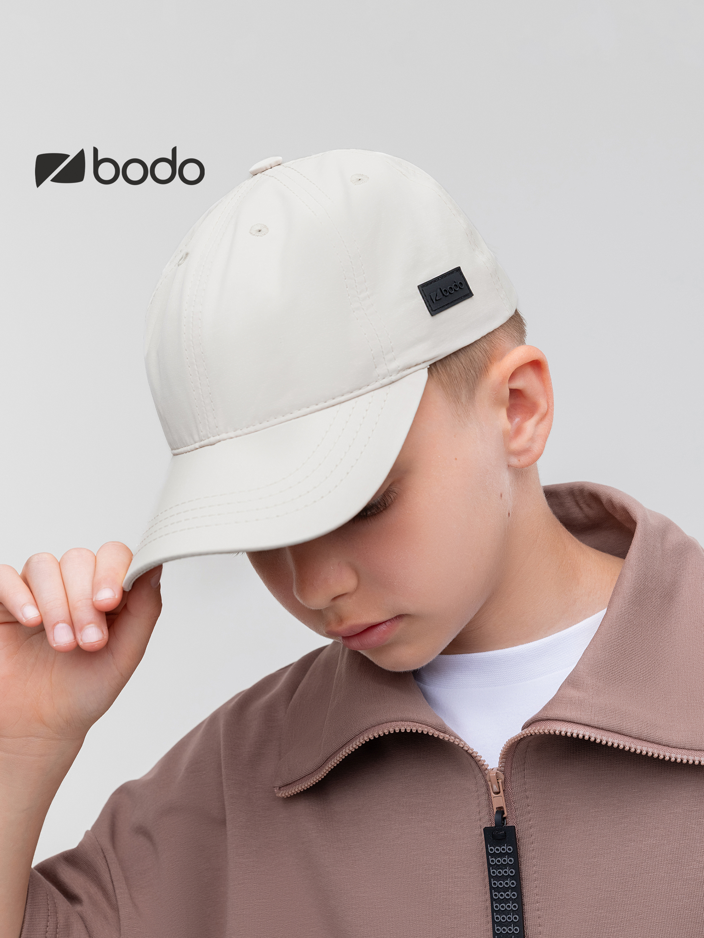 Бейсболка Bodo 45-19MU_светло-бежевый - фото 2