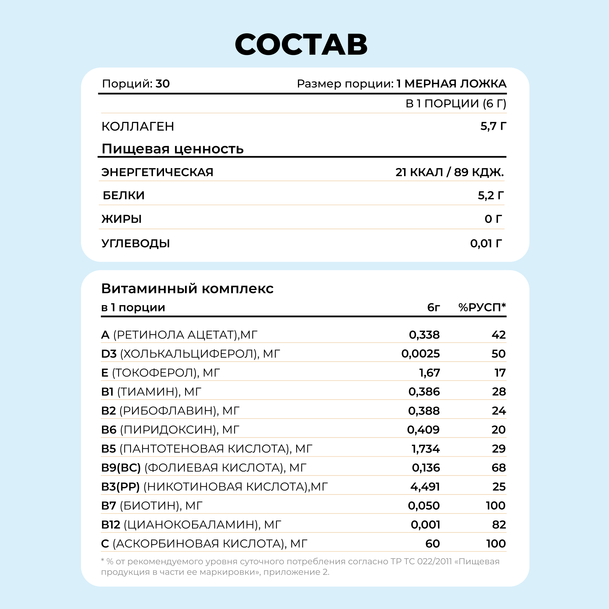 Коллаген пептидный с Витамином С LeafToGo с нейтральным вкусом, 180 г - фото 8