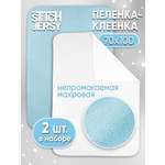 Клеёнка Mrs.Stretch Mr.Jersy Белый/голубой 70 x 100 см голубой 2 шт.