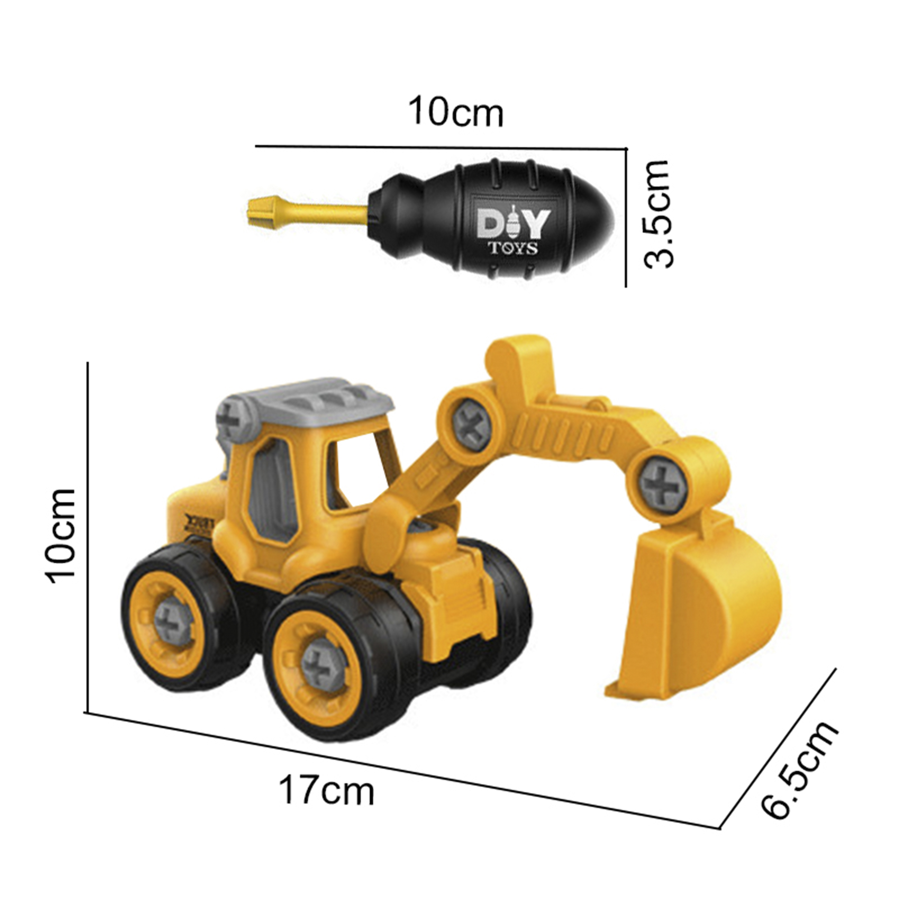 Конструктор SHARKTOYS Набор строительной техники мягкий - фото 5