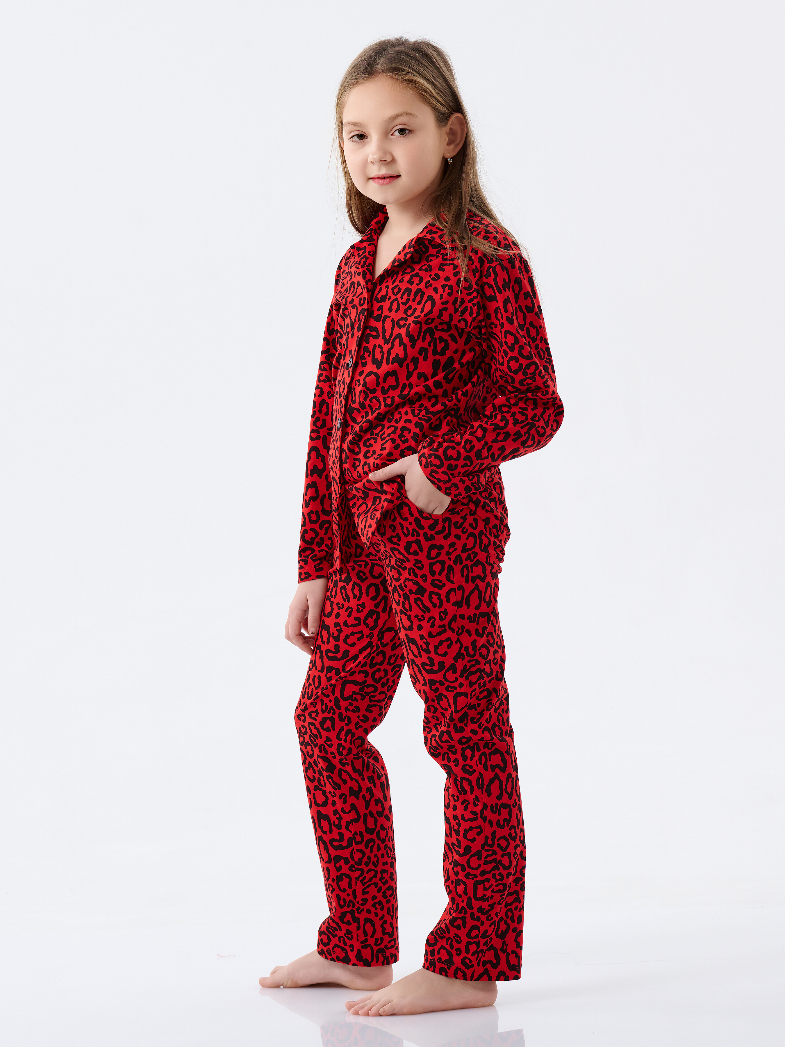 Пижама КрутышОк т-026 красный - фото 2