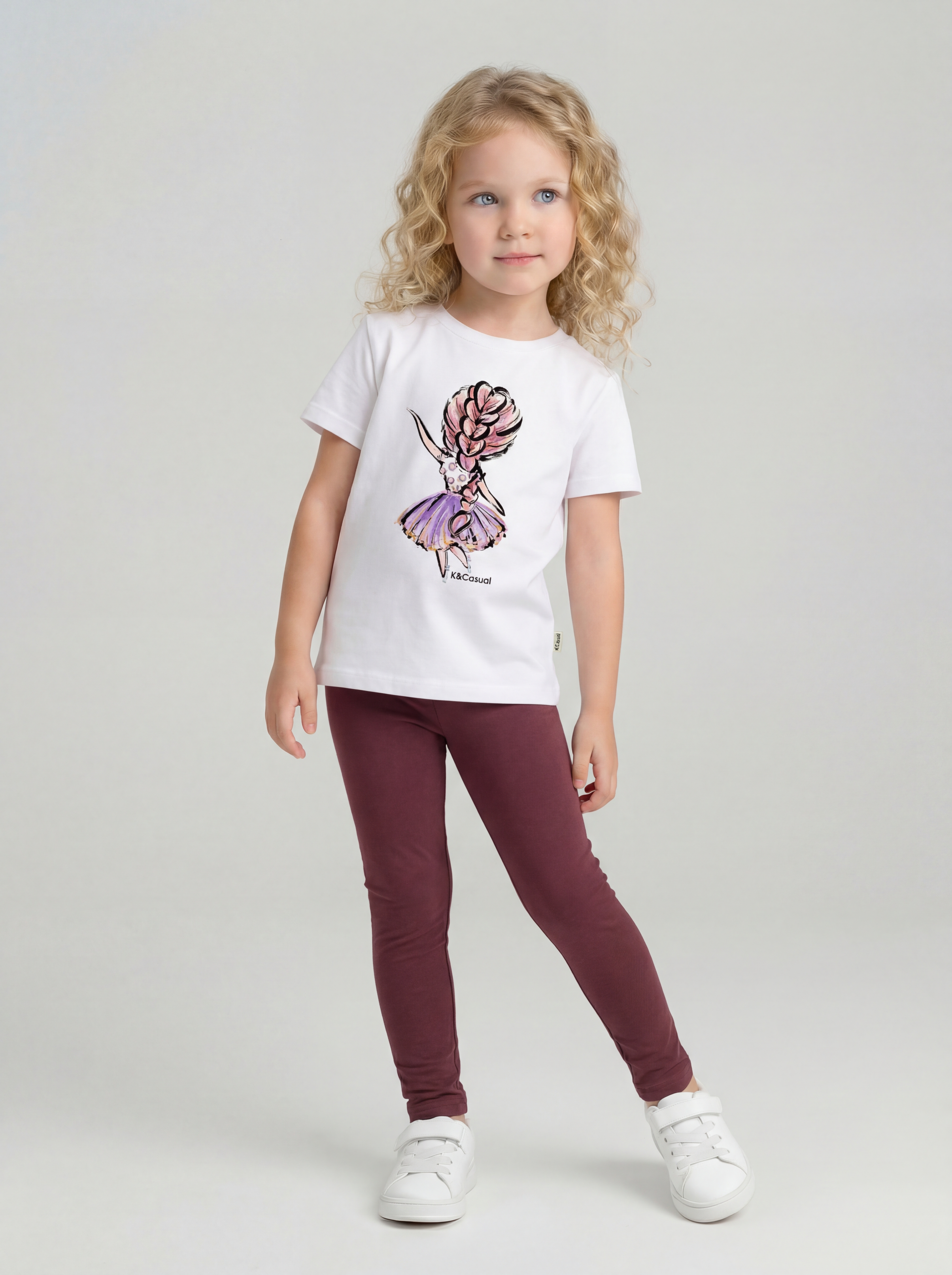 Футболка и леггинсы KUZA 1287А16 - фото 1