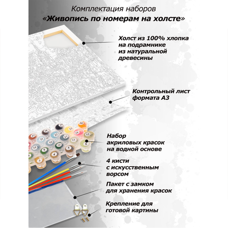 Картина по номерам Белоснежка Фламандские розы