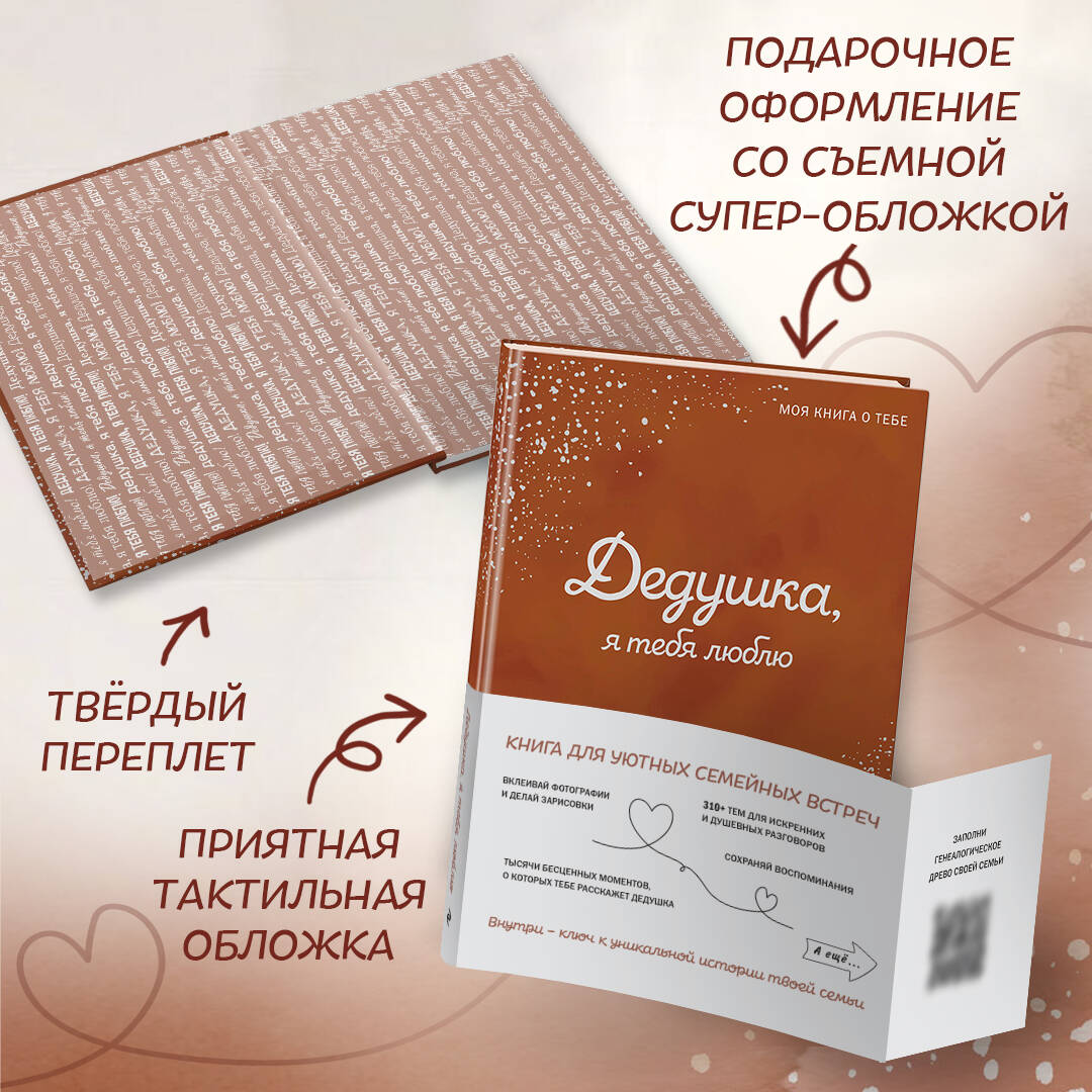 Книга Эксмо Дедушка я тебя люблю Моя книга о тебе - фото 3