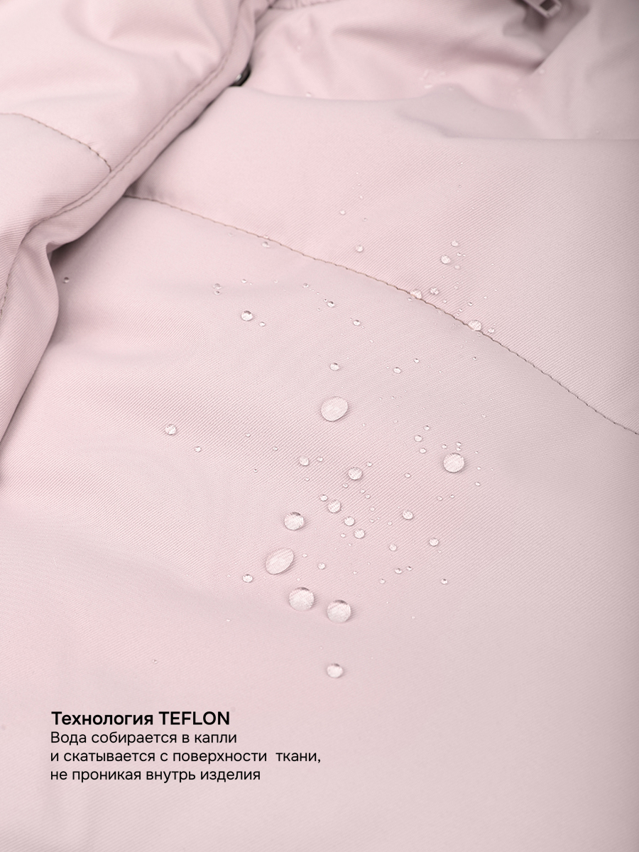 Пальто NIKASTYLE 6з9225 пудра - фото 9