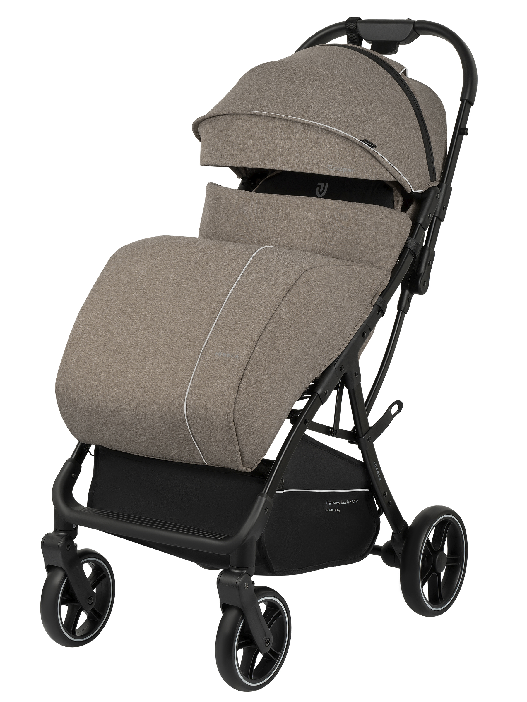 Коляска прогулочная JOVOLA Cooper бежевый - фото 2