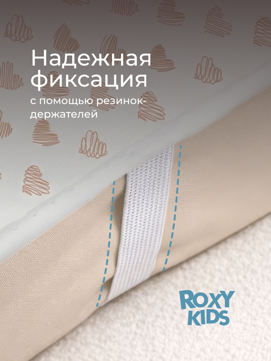 Клеёнка ROXY-KIDS непромокаемая в кроватку 70 x 100 см белый 1 шт. - фото 3
