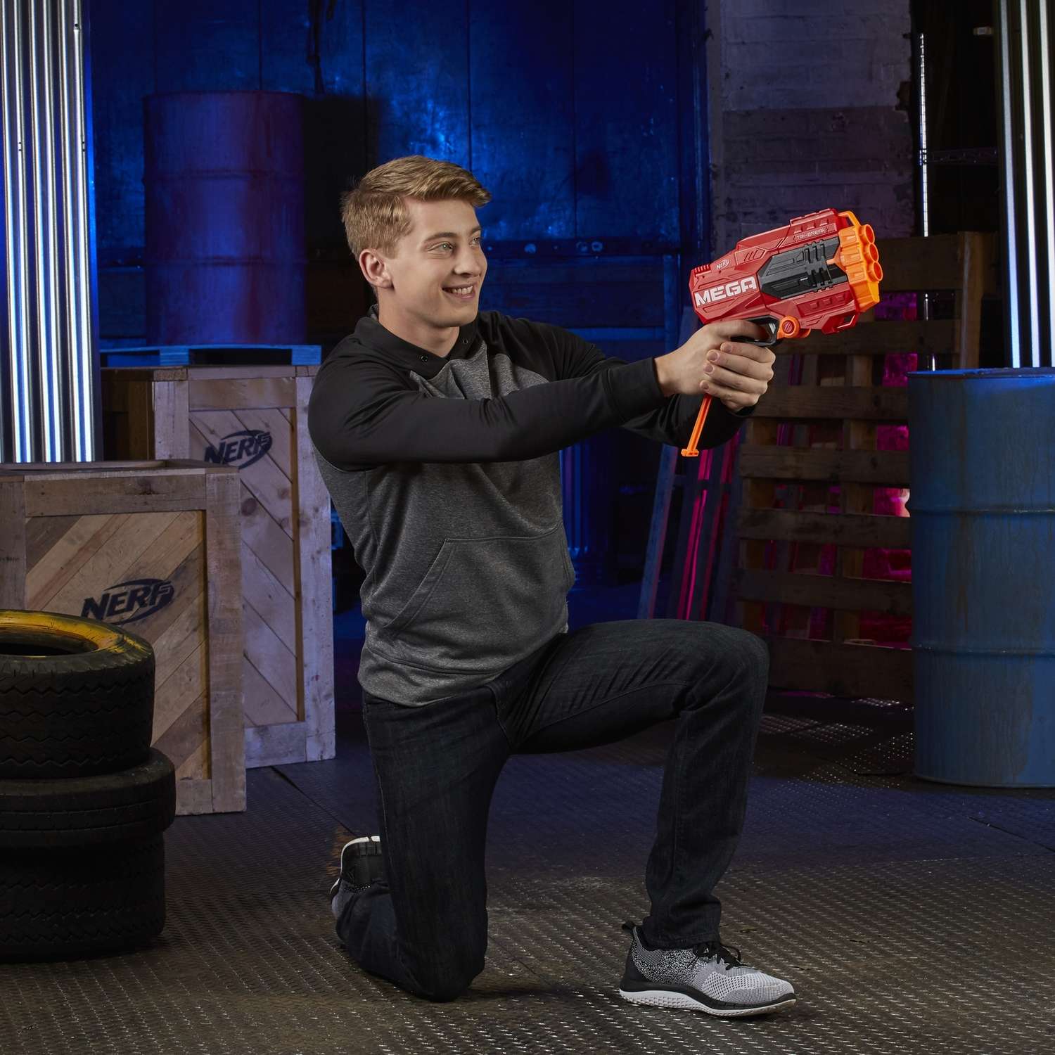 Бластер Nerf Mega Три-брейк - фото 5
