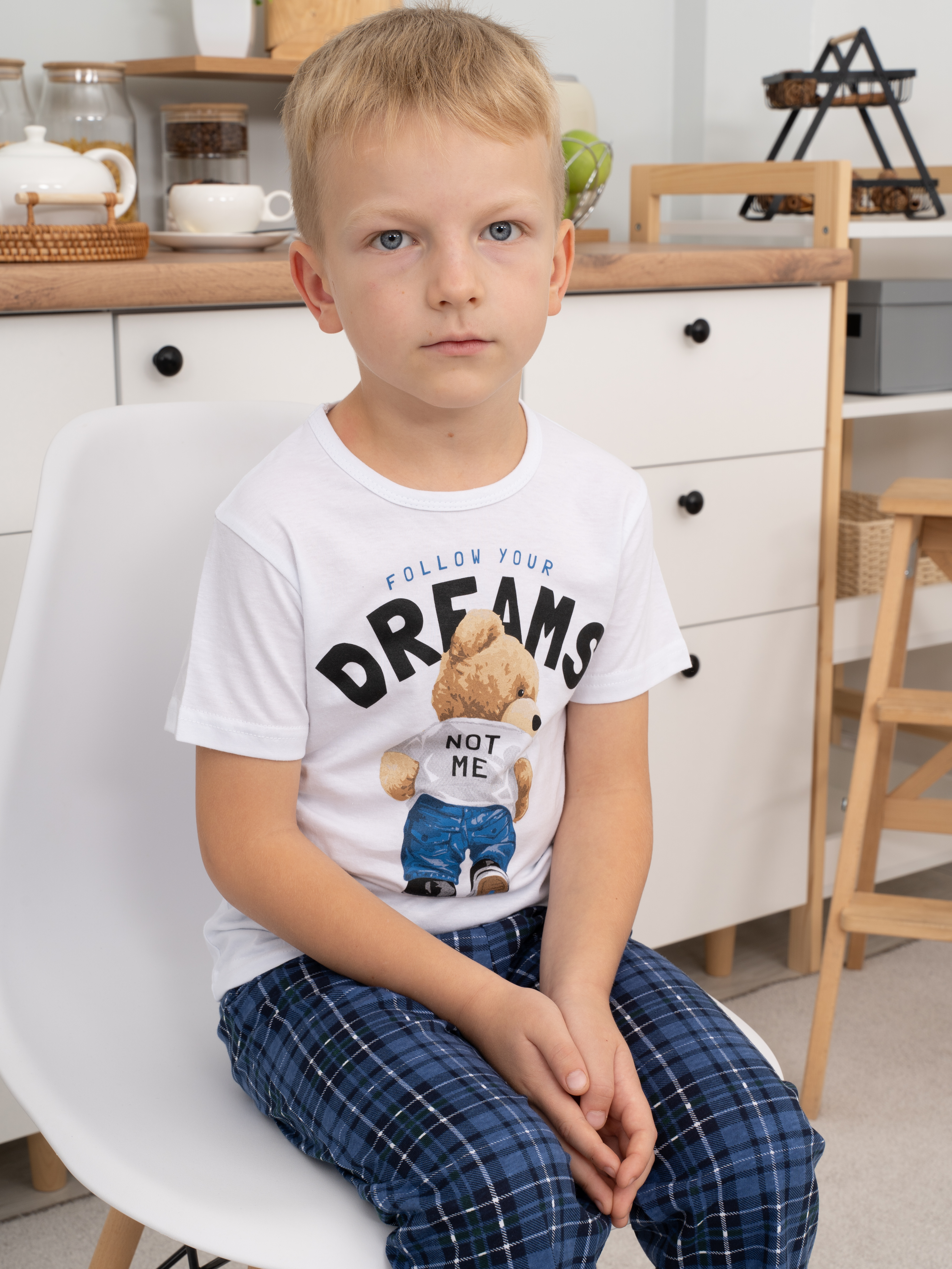 Пижама ULTRA 827п/1 -Ул синий Dreams - фото 28