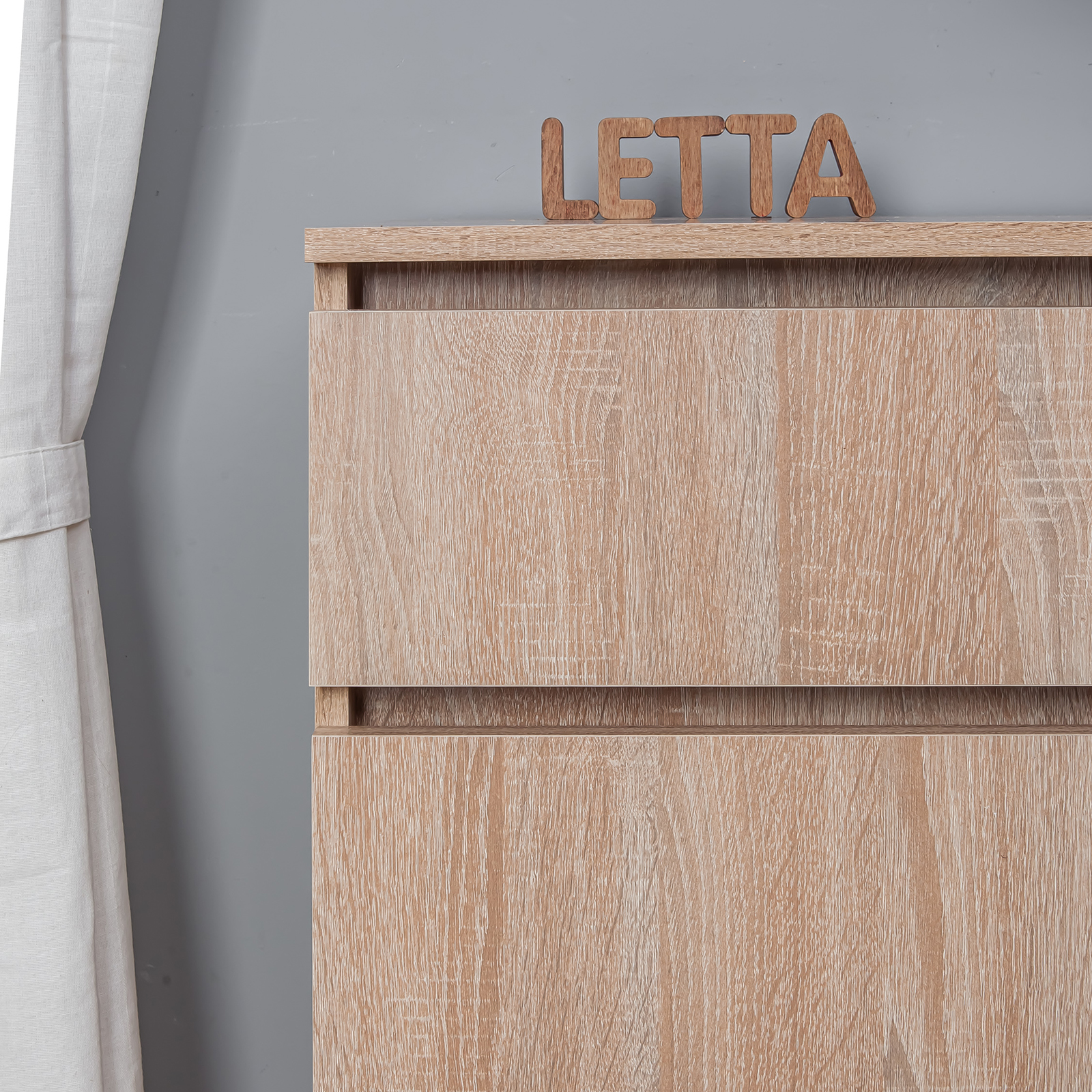 Комод LETTA City 3 ящика Дуб сонома 700*675*354 - фото 8