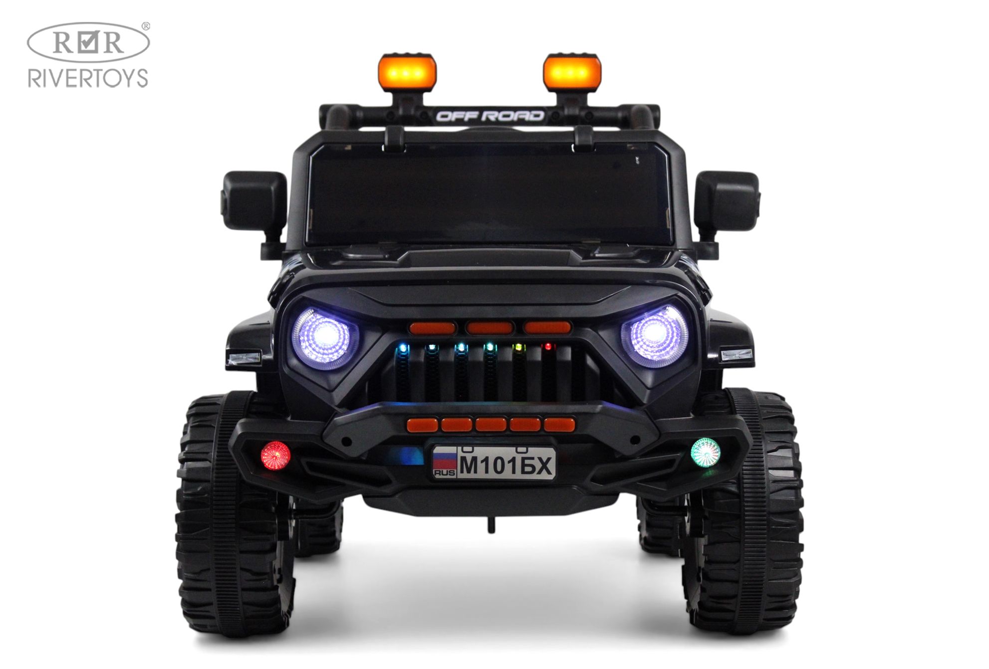 Электромобиль RIVERTOYS М101БХ-BLACK С пультом ДУ - фото 13