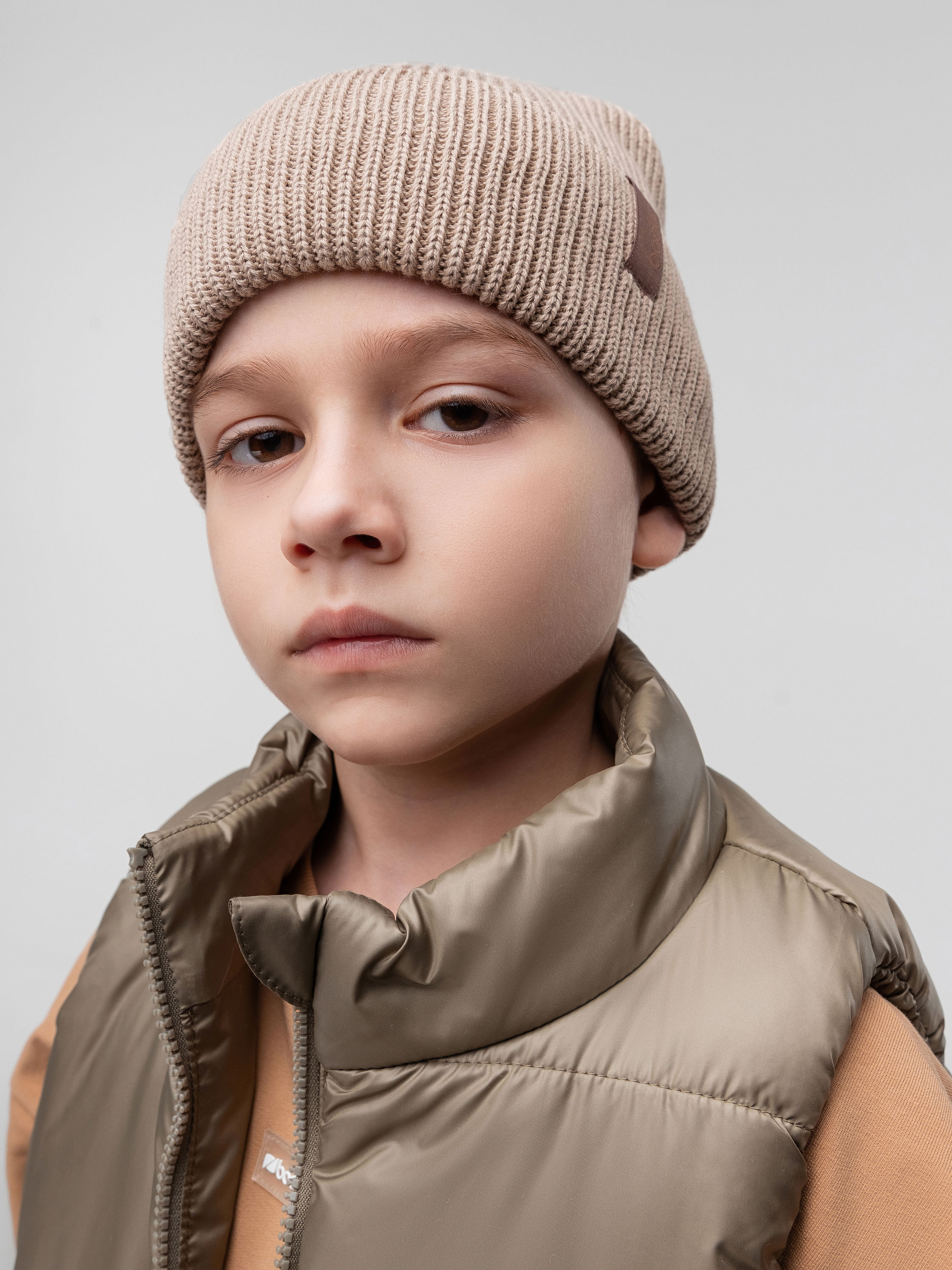 Изображение товара Шапка Bodo 58 для детей подростков из высококачественной пряжи демисезонная