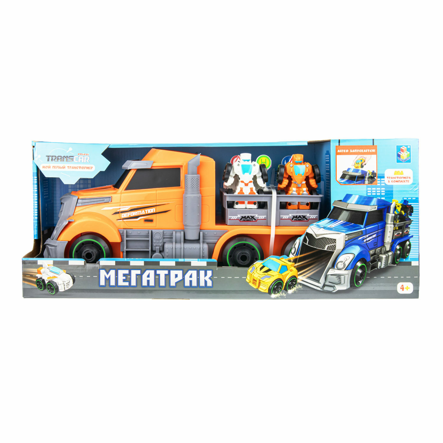 Игровой набор 1TOY Мой первый трансформер Т19434 - фото 12