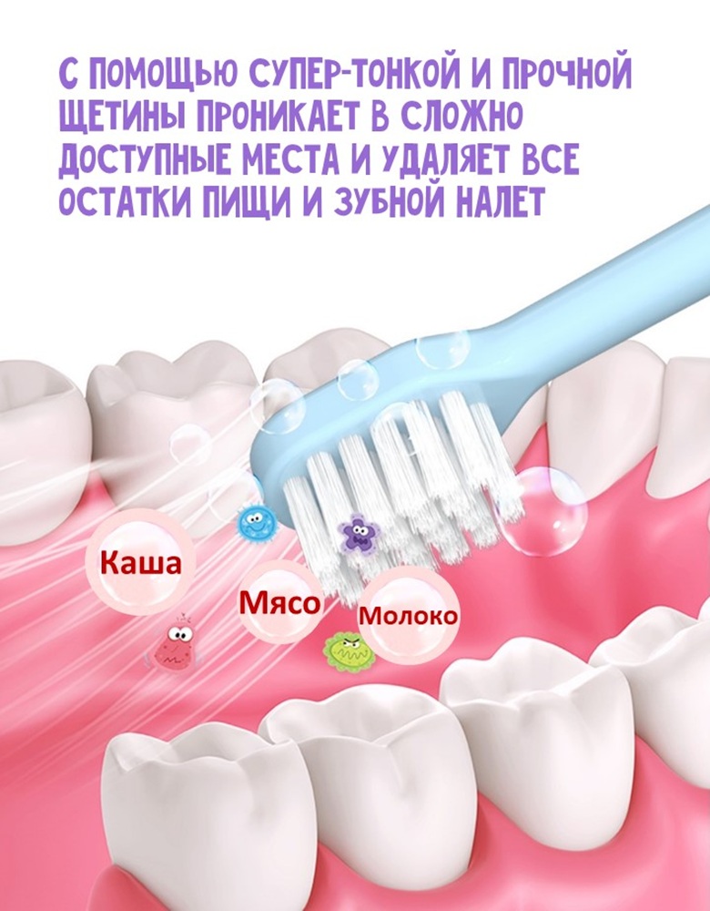 Зубная щетка классическая MIKOLIFE от 3 лет 10 шт. - фото 6