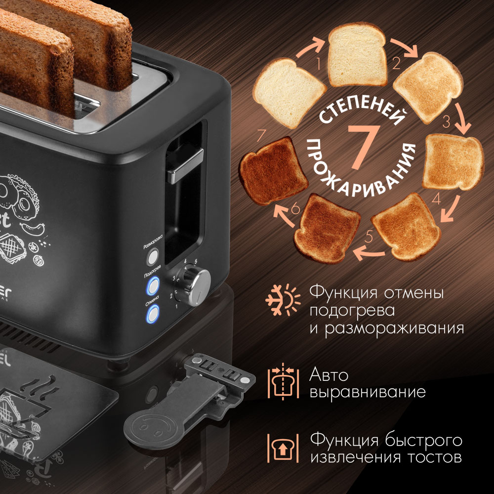 Тостер ENDEVER ST-123 - фото 3