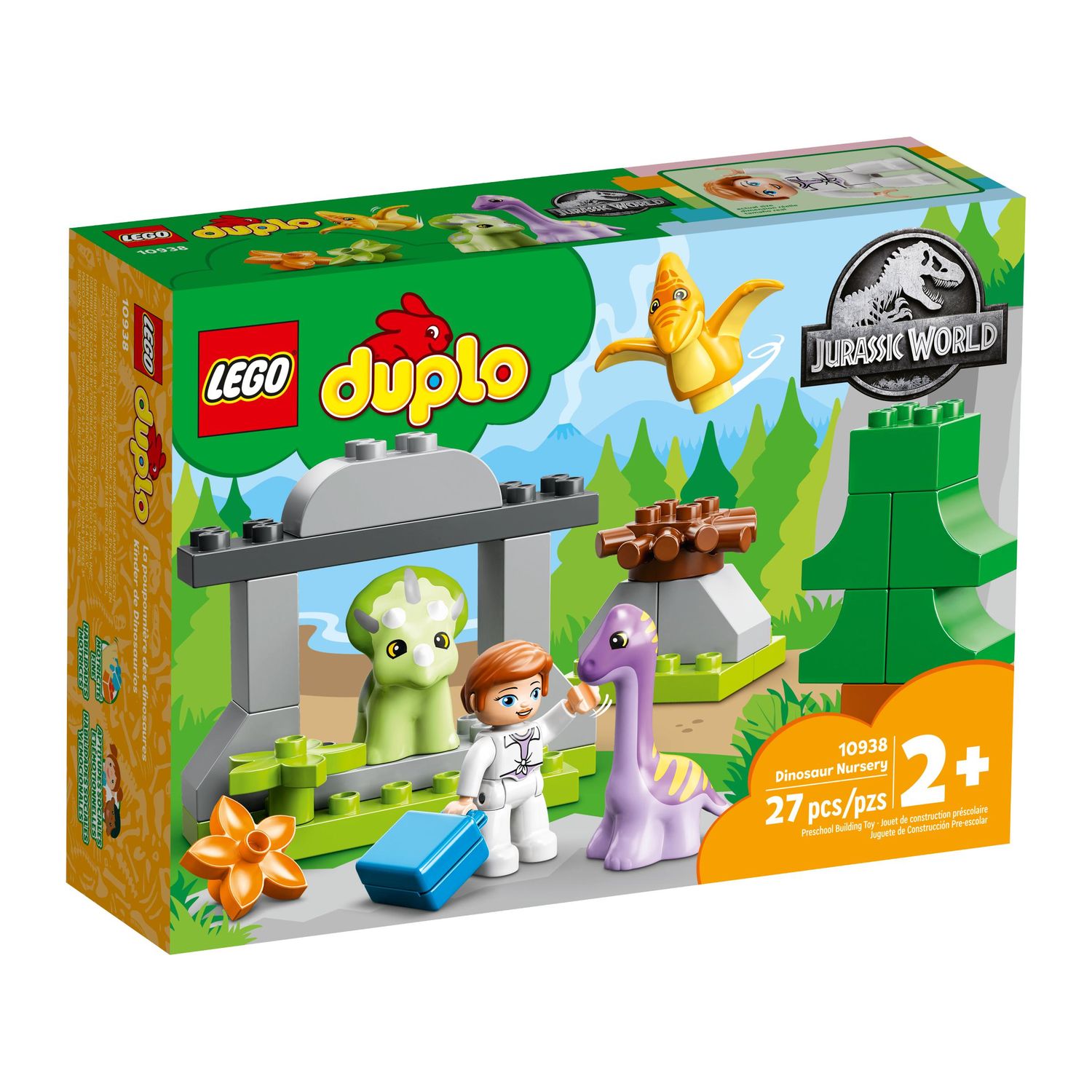 Конструктор LEGO DUPLO Питомник для динозавров блочный - фото 1
