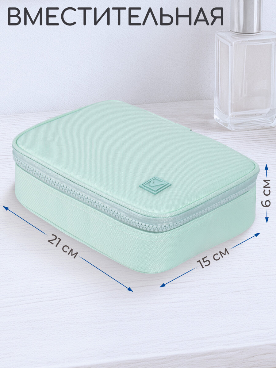 Пенал Brauberg большой на молнии органайзер - фото 2