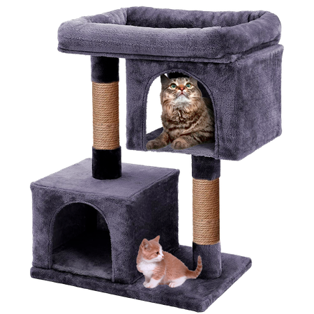 Домик для кошки с когтеточкой Pet БМФ Черный
