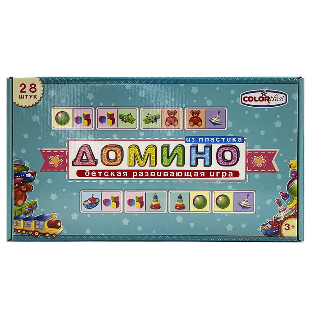 Настольная игра Colorplast Домино - фото 1
