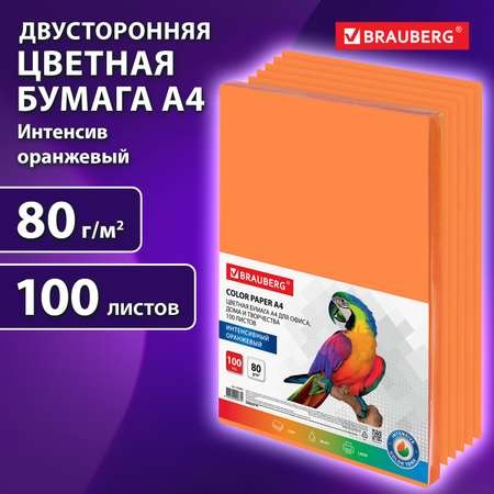 Бумага офисная Brauberg 100 лист.