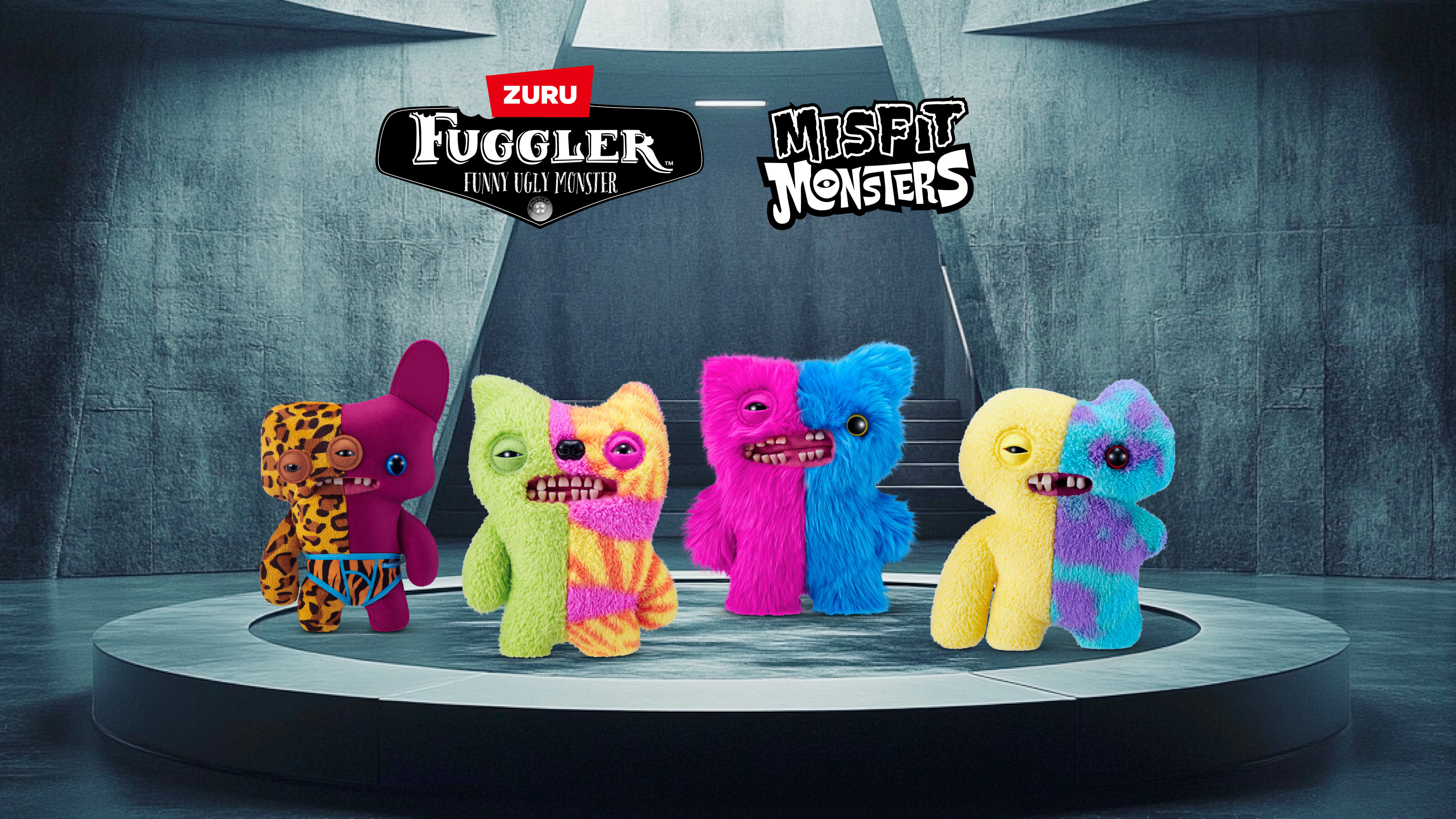 Мягкая игрушка FUGGLER Зубастик Половинки 24 см - фото 9
