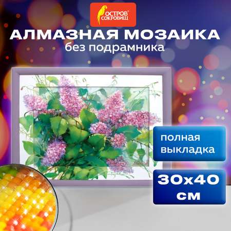 Алмазная мозаика Остров Сокровищ Сирень
