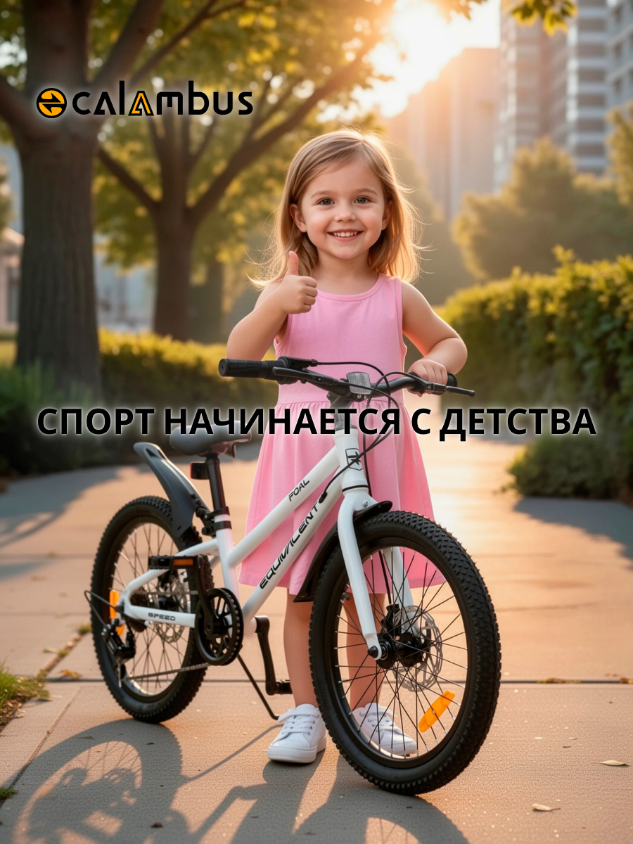 Двухколесный велосипед EQUIVALENT 20 дюймов - фото 2