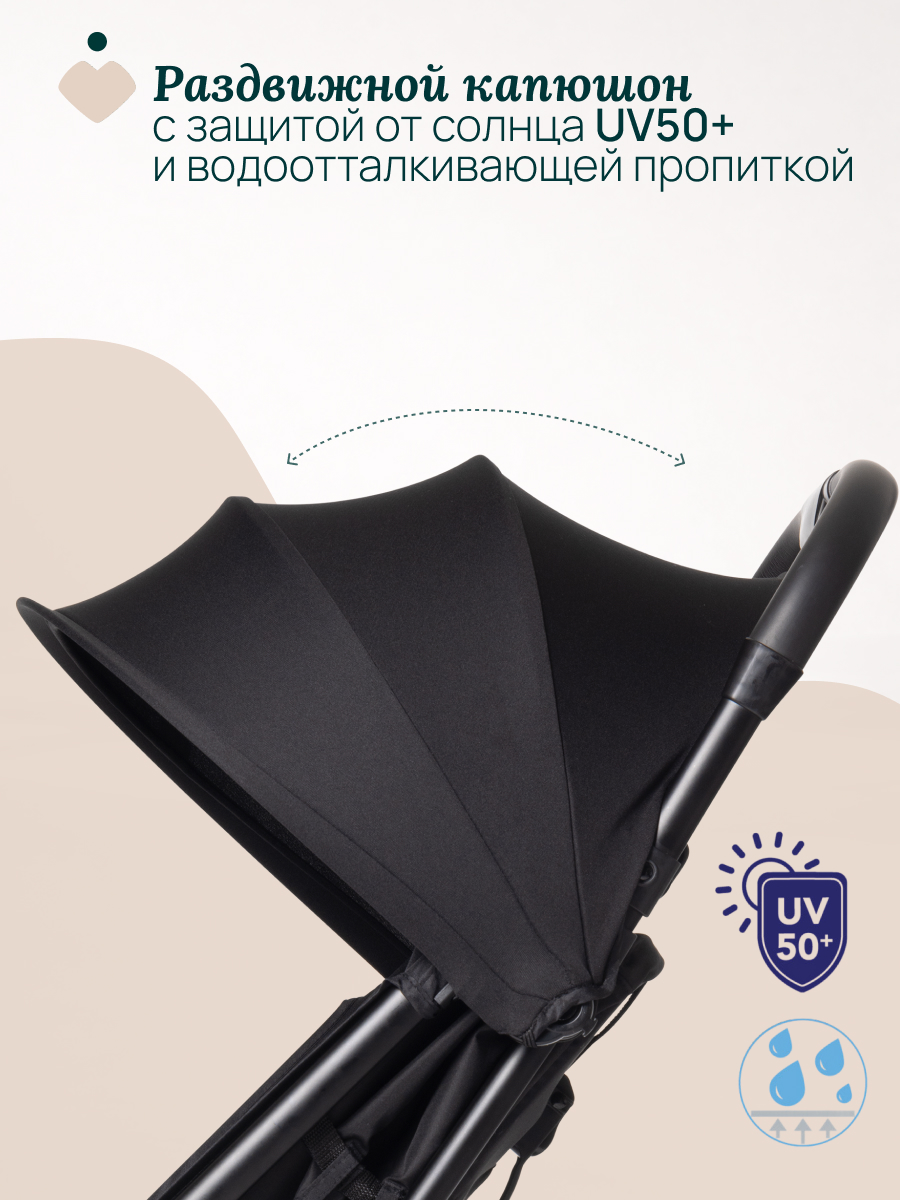 Коляска прогулочная Chicco URBINO Black черный - фото 9