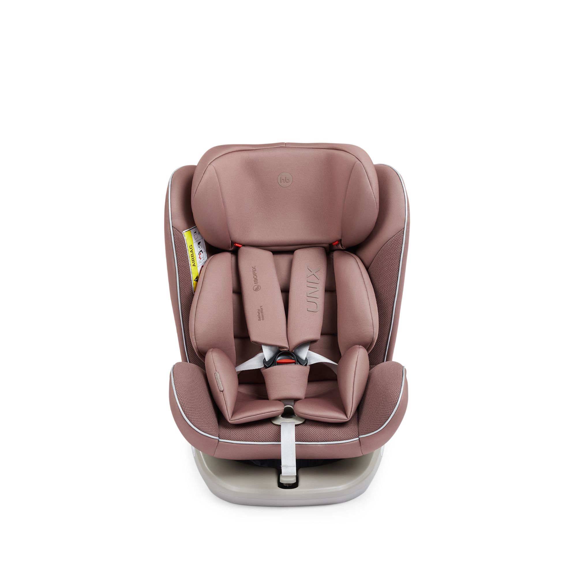 Автокресло Happy Baby Isofix 0+/1/2/3 (0-36 кг) розовый - фото 13
