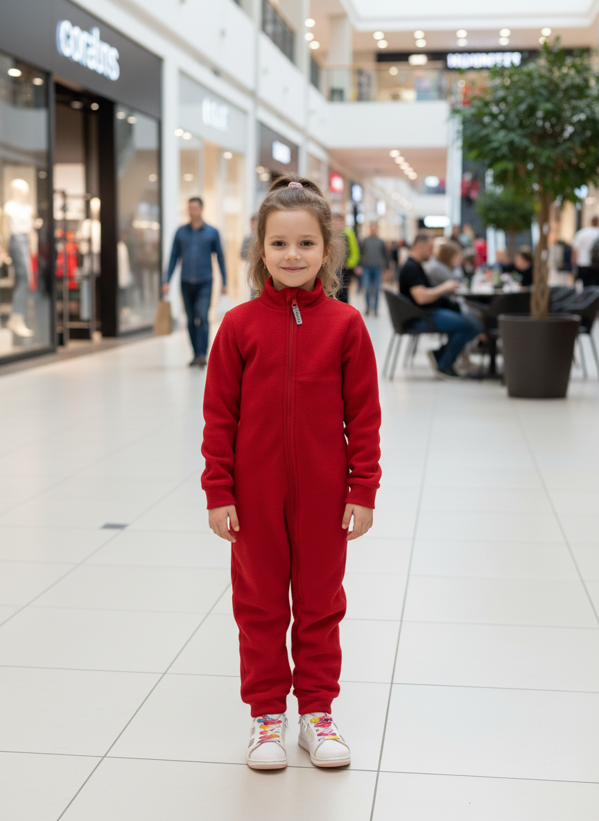 Комбинезон Утенок 286г(ш) красный - фото 3